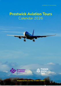 2026 Prestwick Aircraft Charity Calendar for Alzheimer Scotland