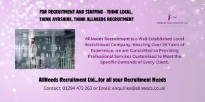 AllNeeds Recruitment – Your trusted partner in staffing solutions.