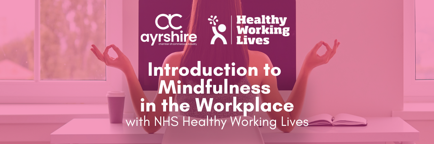 Introduction to Mindfulness in the Workplace Workshop with NHS Healthy Working Lives