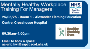 Free Mentally Healthy Workplace Training for Managers