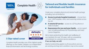 Receive a £100 John Lewis voucher when you arrange your policy through the WPA Healthcare Practice