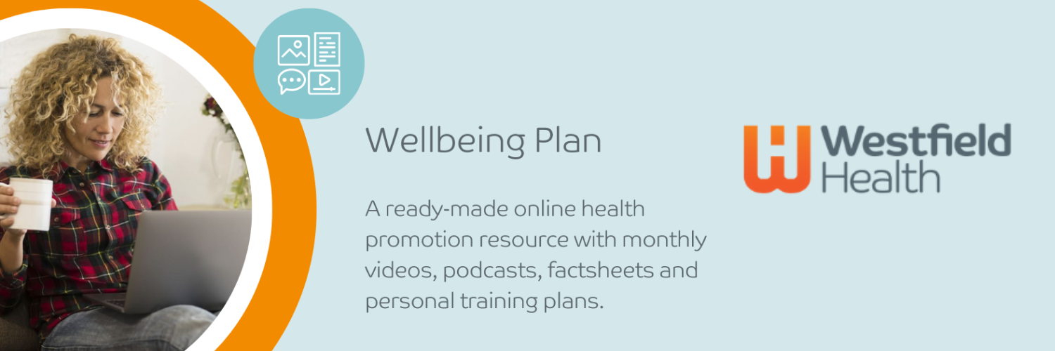westfield wellbeing plan website header